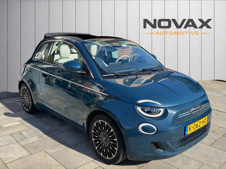 Luxe Fiat 500e La prima Cabrio 42kwh | SOH 89% |full optie |, Auto's, Fiat, Bedrijf, 500E, 360° camera, ABS, Achteruitrijcamera