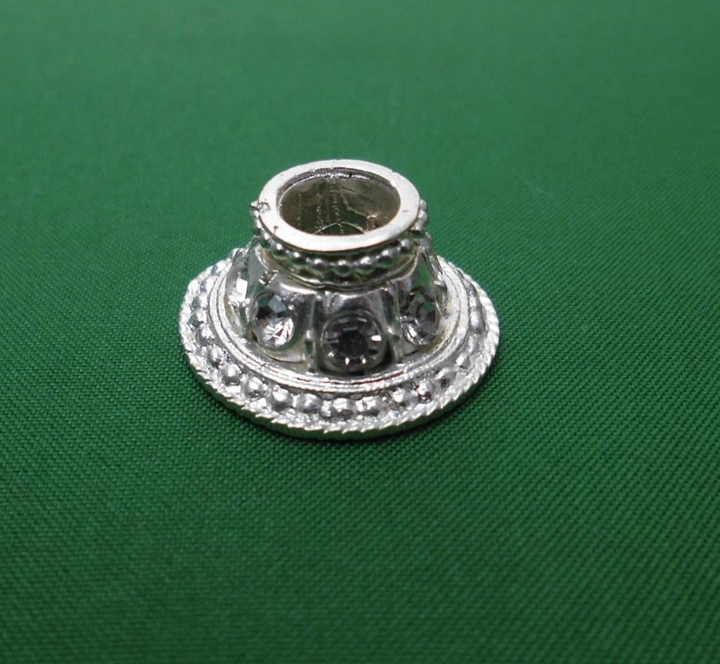 Nieuwe Mendak Java Keris Zilver Witte Steentjes Kriss MSG24, Antiek en Kunst, Kunst | Niet-Westerse kunst, Verzenden