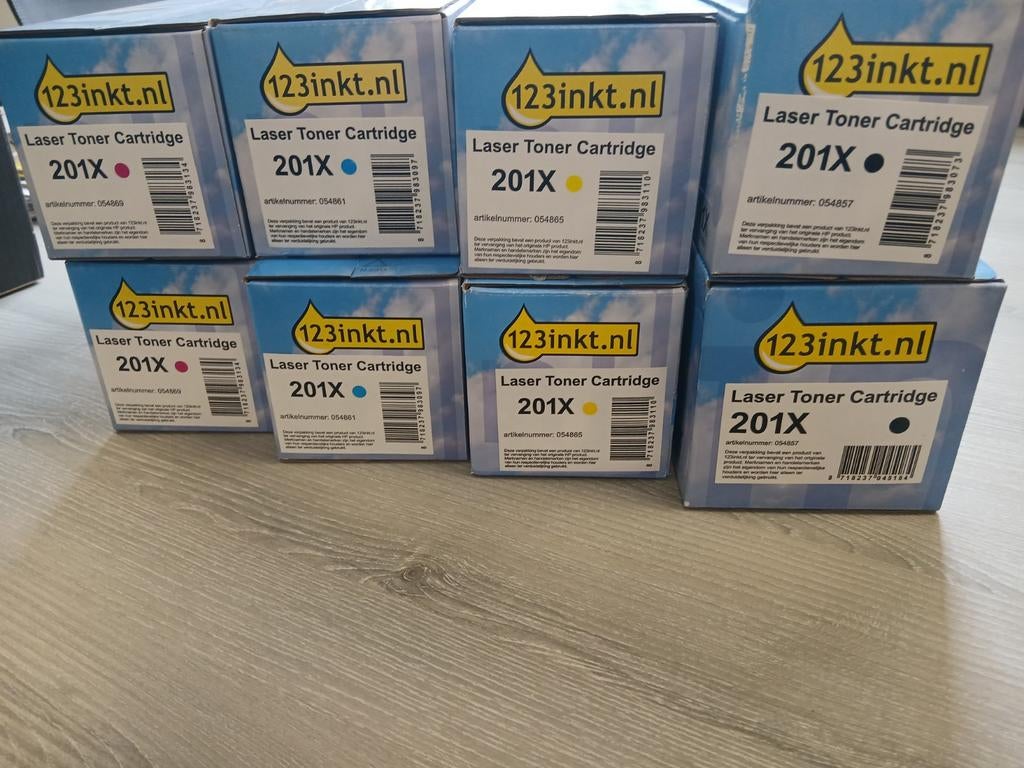 Laser Toner Cartridge 201X (HP CF403X), Computers en Software, Printerbenodigdheden, Ophalen of Verzenden, Nieuw, Toner, 123inkt (huismerk voor HP)
