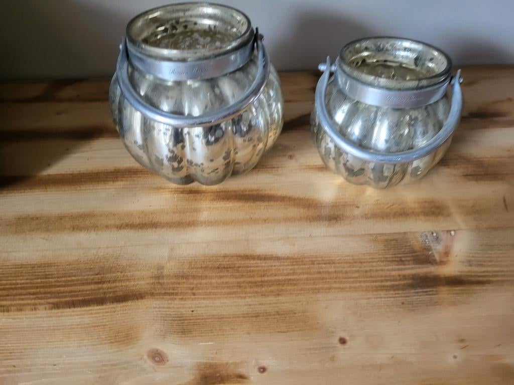 Riviera maison waxinelicht houders, Ophalen of Verzenden, Zo goed als nieuw, Overige materialen, Minder dan 25 cm