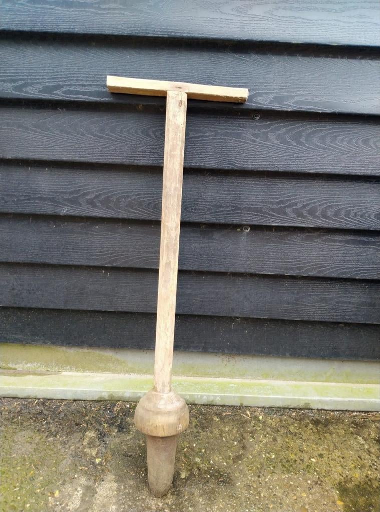 Oude grondboor, Ophalen of Verzenden, Gebruikt, Grondboor, Onbekend