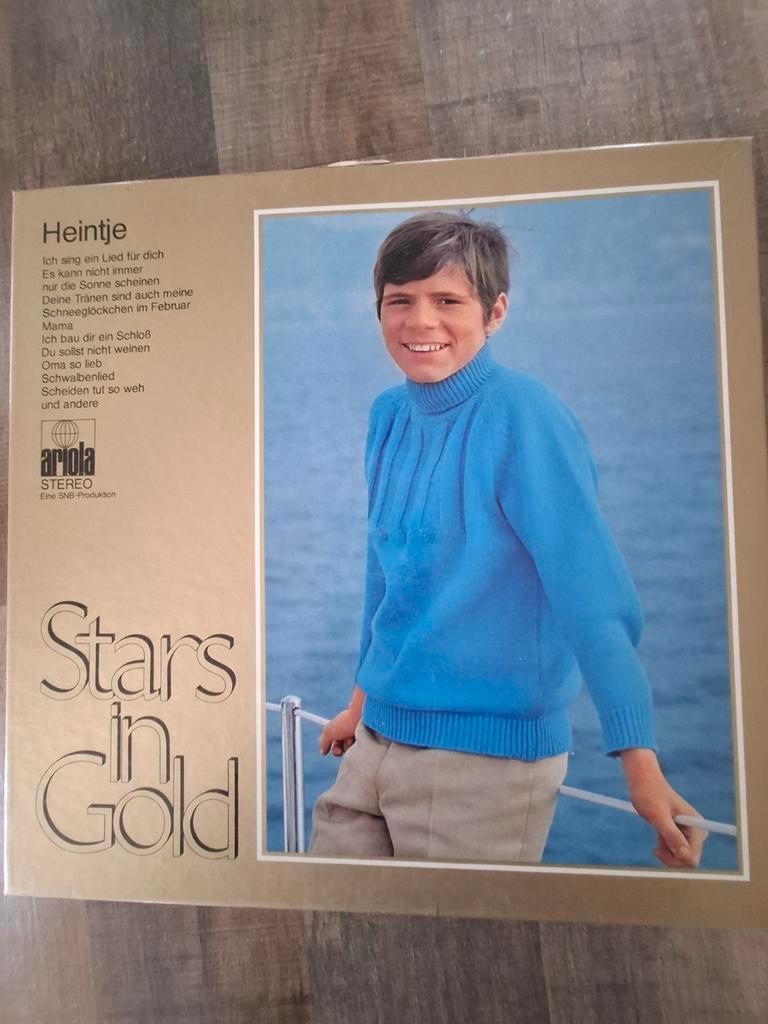 Heintje - Stars in Gold - Dubbel LP Gouden Editie, Cd's en Dvd's, Vinyl | Nederlandstalig, Ophalen of Verzenden, Gebruikt, 12 inch