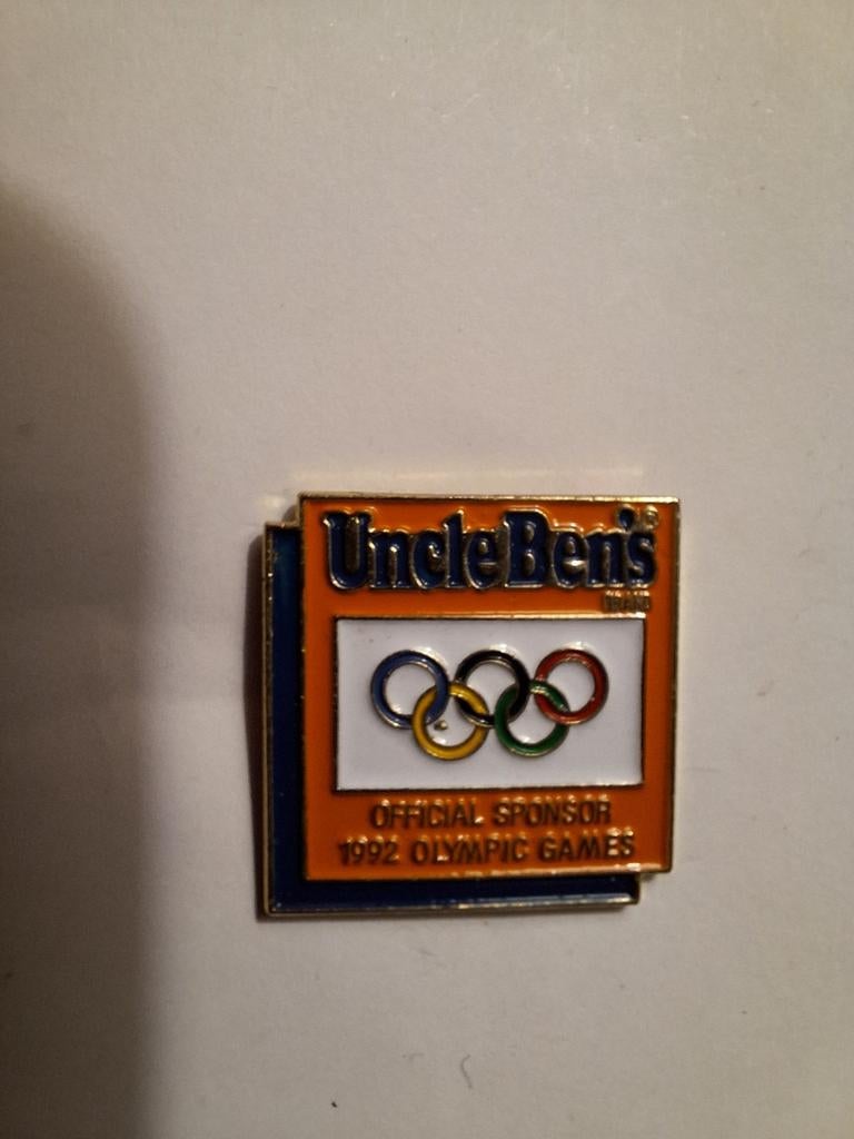 Uncle Ben's Olympische pin  1992, Ophalen of Verzenden, Sport