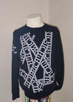 Richi Couture Zwarte Trui met Logo Print - Maat M, Maat 48/50 (M), Zwart, Ophalen of Verzenden, Zo goed als nieuw