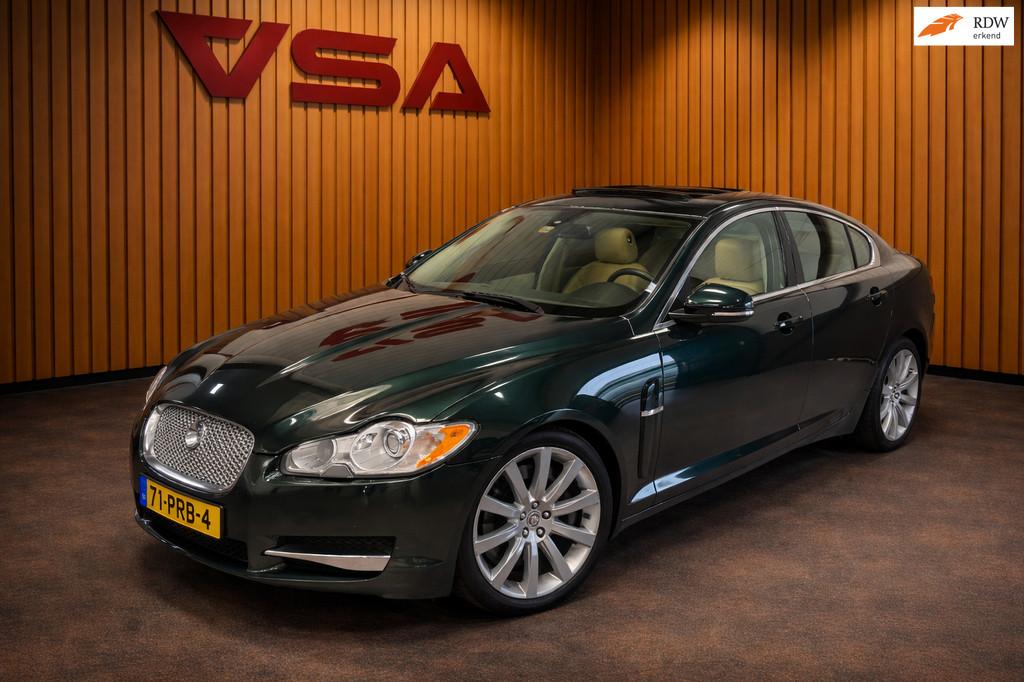 Jaguar XF 5.0 V8 Premium Luxury|full-opties|dakje|385PK|Came, Auto's, Jaguar, Automaat, Euro 5, Bedrijf, Sedan