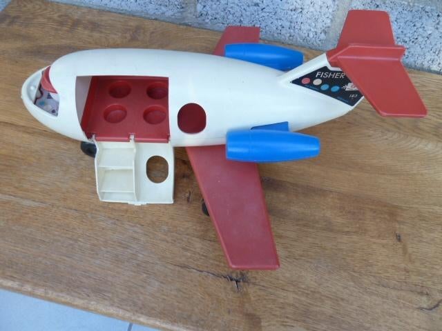 vliegtuig Fisherprice Vintage, Antiek en Kunst, Antiek | Speelgoed, Verzenden