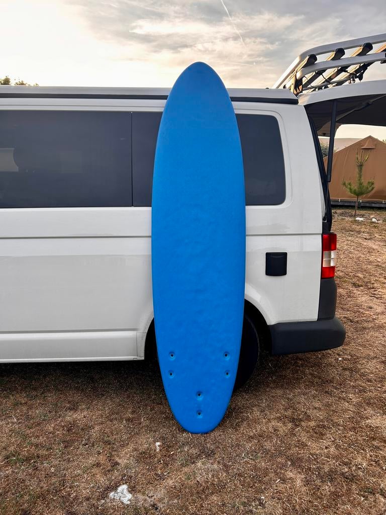 Tribord softtop surfboard 7.6 (mini malibu), Watersport en Boten, Golfsurfen, Ophalen, Zo goed als nieuw
