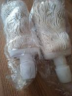 2x Mop voor gewone bezemsteel - per stuk of per 2 stuks €8, Ophalen of Verzenden, Mop of Dweil