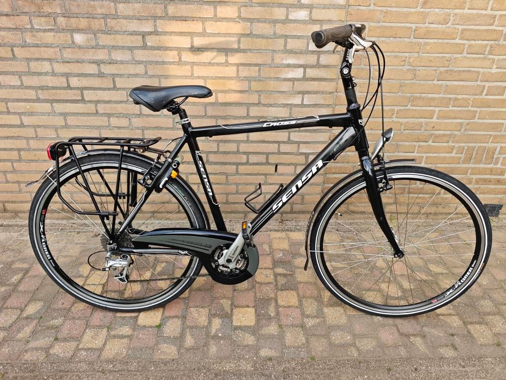 Zeer mooie Sensa cross herenfiets hybride ultra light 57cm, Fietsen en Brommers, Fietsen | Heren | Sportfietsen en Toerfietsen