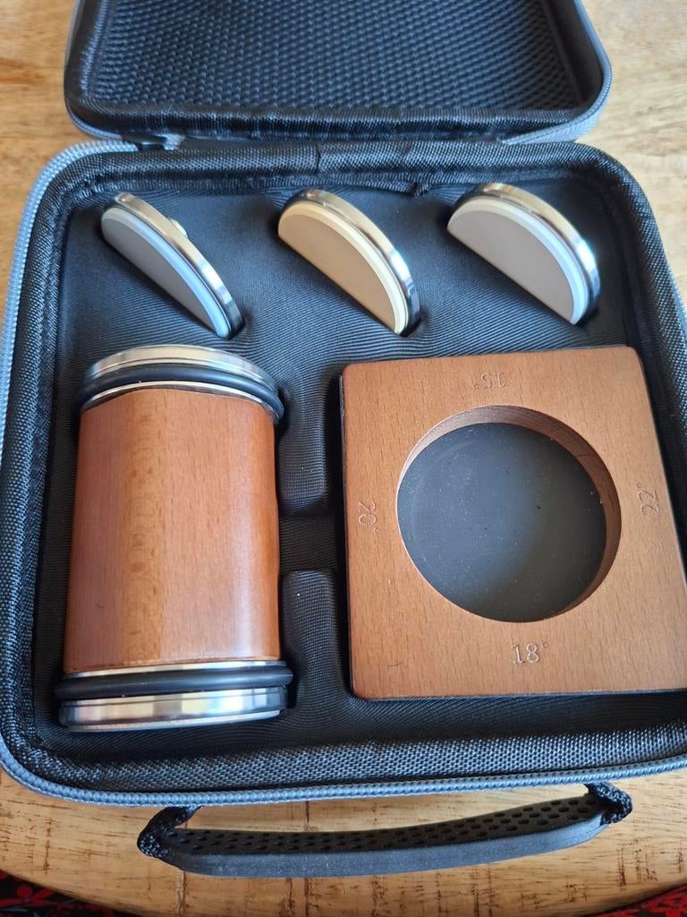 Messenslijper met magnetische houder en 4 hoeken, Ophalen