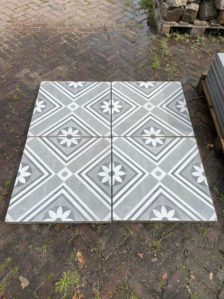 Terrastegels, Ophalen, Gebruikt, Minder dan 5 m², Beton