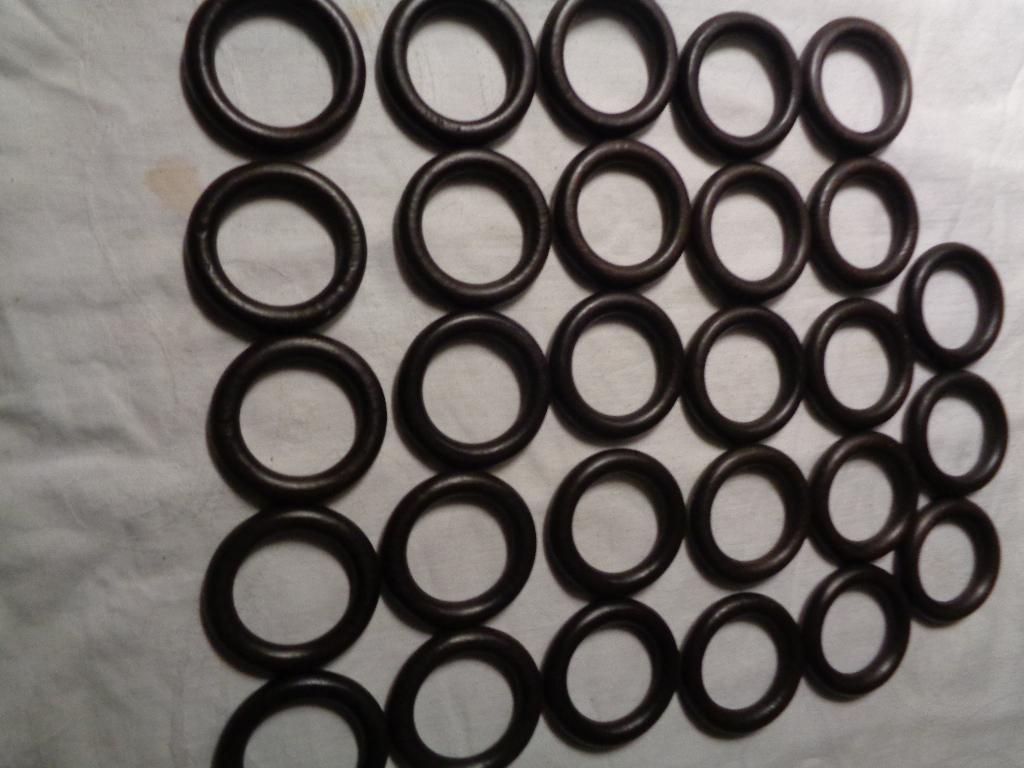28 houten ringen, Hobby en Vrije tijd, Ophalen of Verzenden, Nieuw, Knutselmateriaal
