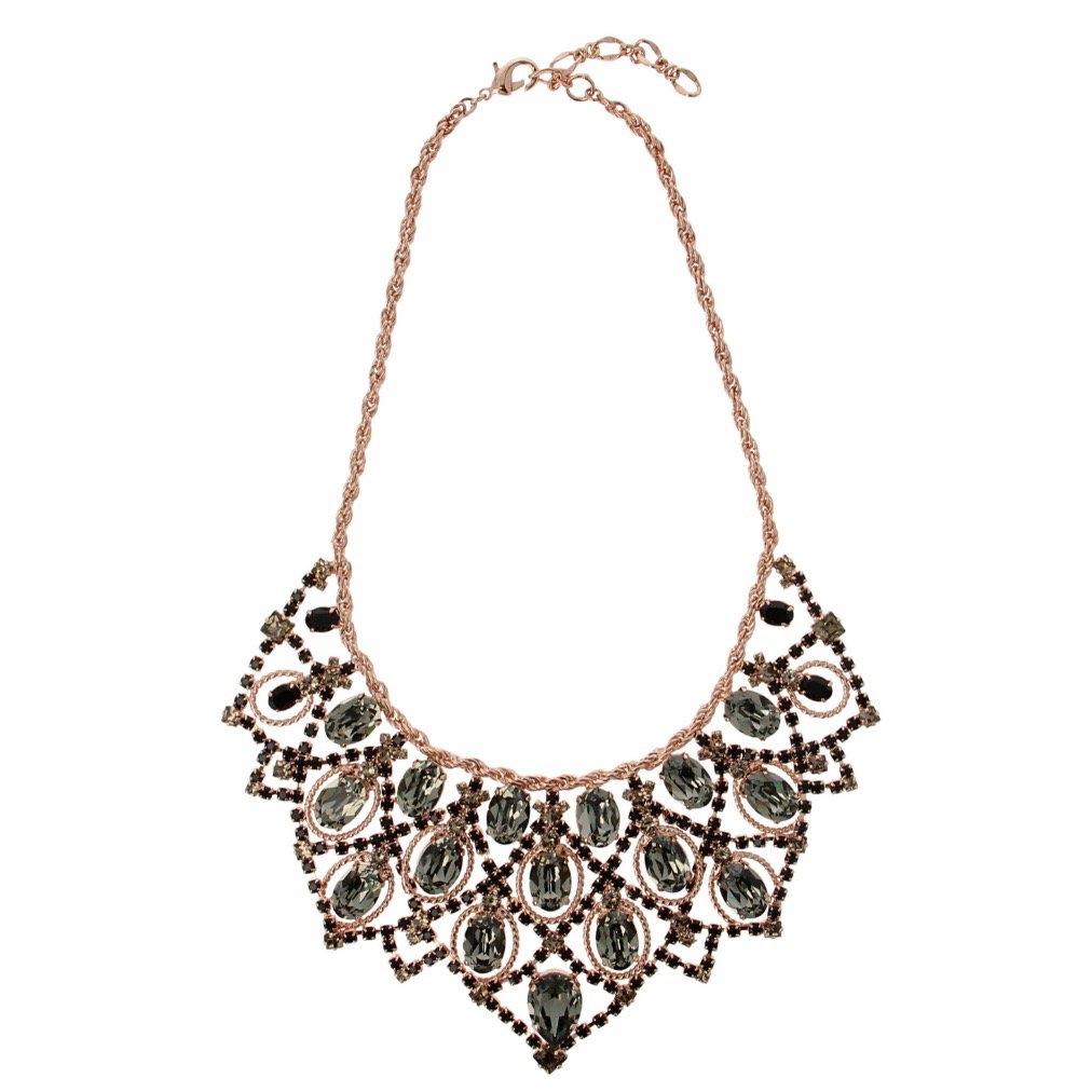 Otazu Waterval Nevel Grote Halsketting - 25% korting, Sieraden, Tassen en Uiterlijk, Kettingen, Met kristal, Overige materialen