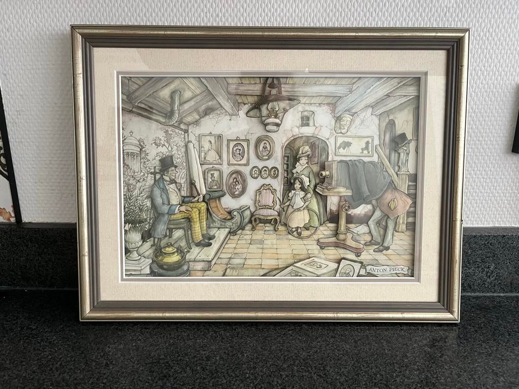 3D Prent Anton Pieck - De Fotograaf, Antiek en Kunst, Ophalen of Verzenden