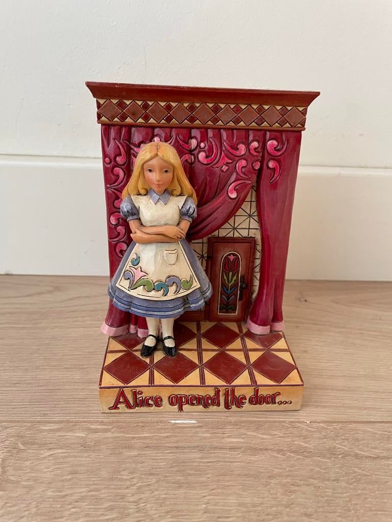 Jim Shore Heartwood Creek disney Alice in Wonderland Beeldje, Ophalen of Verzenden, Zo goed als nieuw, Fantasy
