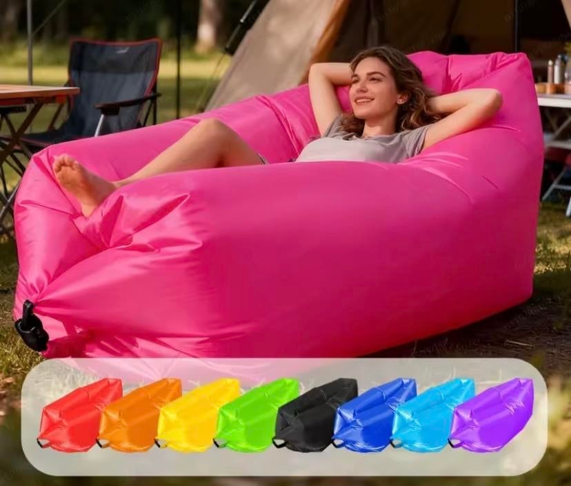 Opblaasbare Bank voor Festivals & Strand - Diverse Kleuren, Caravans en Kamperen, Verzenden, Nieuw, 1-persoons