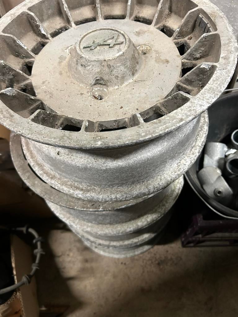 R5 Alpine Turbo - Vintage Alpine Velgen - Made in France, Auto-onderdelen, Banden en Velgen, Ophalen, Gebruikt, Velg(en), Overige