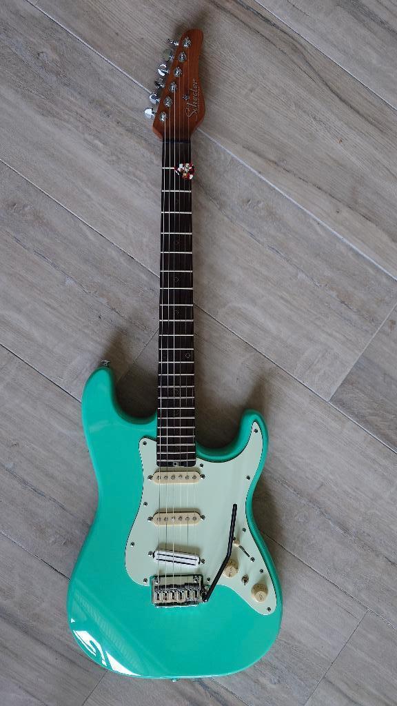 Stratocaster Schecter Nick Johnston Traditional SSS, Ophalen of Verzenden, Zo goed als nieuw, Solid body, Overige merken