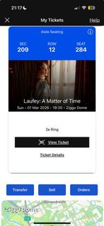 Laufey Amsterdam 1 maart A Matter of Time tour, Eén persoon, Overige soorten