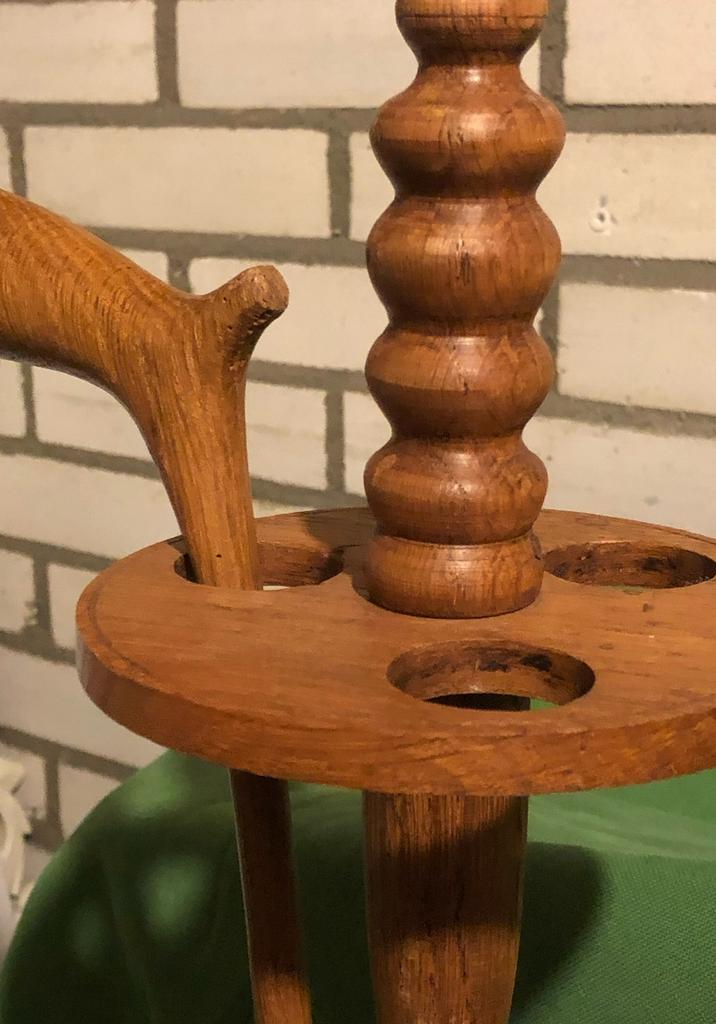 Pijpen stander met  pijp, Antiek en Kunst, Ophalen of Verzenden