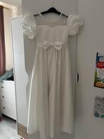 Witte Bruidsjurk Meisjes Maat 140 (9-10 jaar) - Zo goed als, Ophalen of Verzenden, Zo goed als nieuw, Meisje, Jurk of Rok