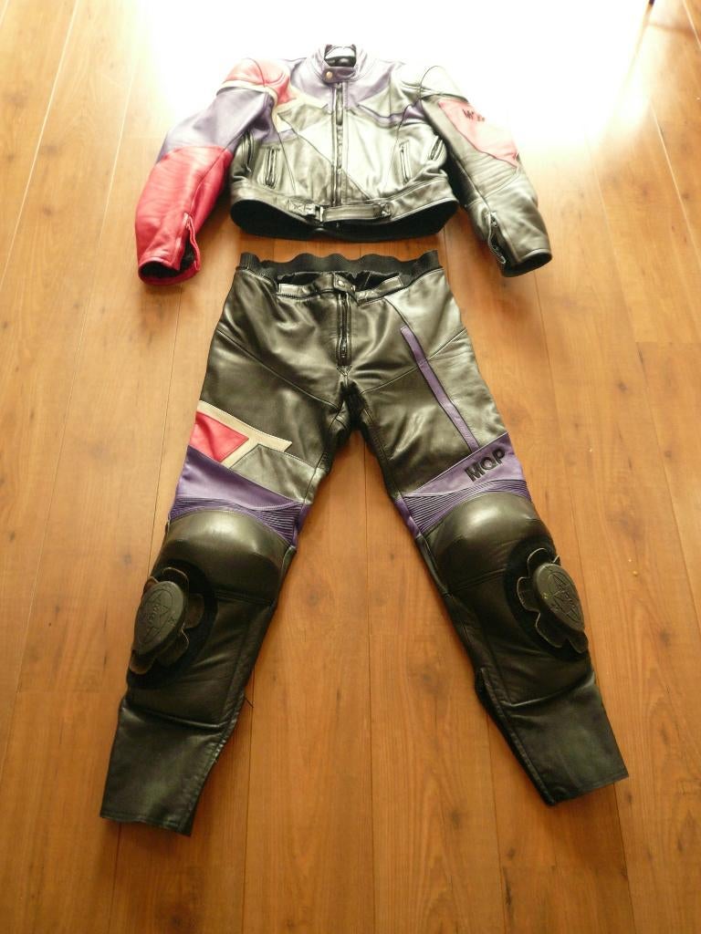 Leren motorcombi MQP 56, Motoren, Kleding | Motorkleding, Ophalen of Verzenden, Tweedehands, Heren, Combipak