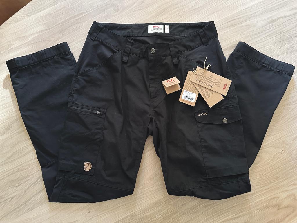 G1000 Fjällräven dames 44/46 curved Kaipak zwart bergsport, Ophalen of Verzenden, Zo goed als nieuw, Kleding