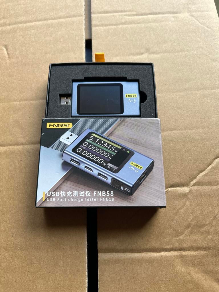 FNB58 USB Fast Charge Tester, Computers en Software, Overige Computers en Software, Zo goed als nieuw, Ophalen