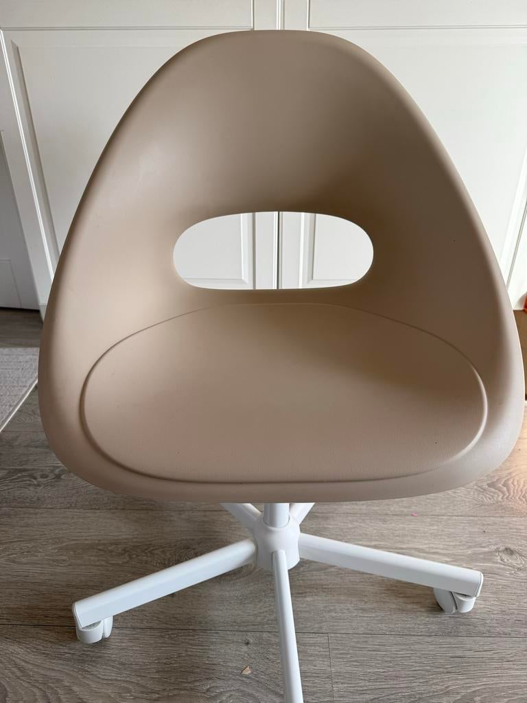 LOBERGET / MALSKÄR Bureaustoel, Ophalen, Gebruikt, Beige, Bureaustoel