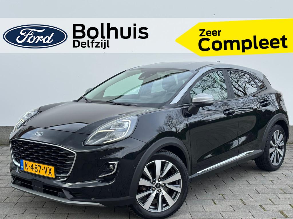 Ford Puma EcoBoost Hybrid 125pk Titanium X | Dealer onderhou, Origineel Nederlands, Bedrijf, Hybride Elektrisch/Benzine, 3 cilinders