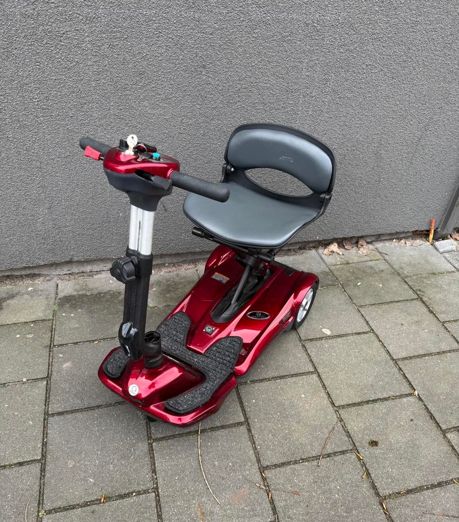 Mango Jonhnny scootmobiel opvouwbaar met afstandsbediening, Ophalen, Inklapbaar, Zo goed als nieuw, Elektrische rolstoel