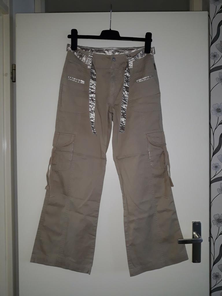 Dames broeken, Kleding | Dames, Broeken en Pantalons, Beige, Ophalen of Verzenden, Zo goed als nieuw, Coolcat