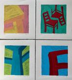 4x zeefdruk Christiane Steffens, Verzenden