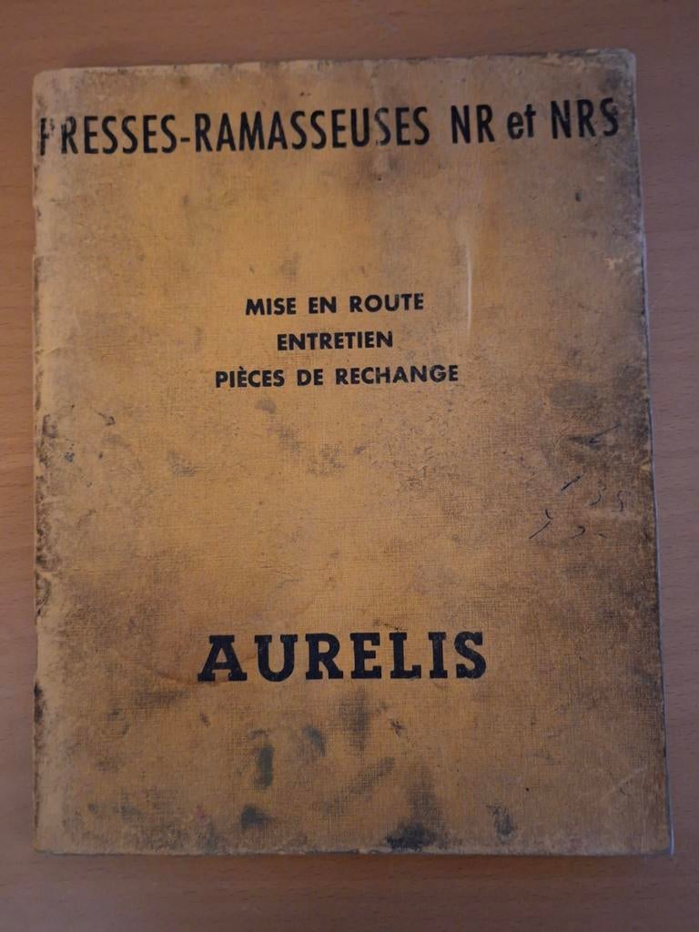 Aurelis Pers-opraapwagen NR en NRS Handleiding, Boeken, Ophalen of Verzenden, Gelezen, Aurelis