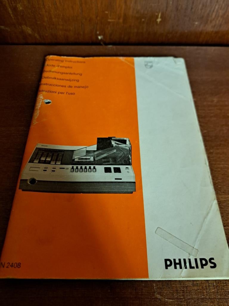 Philips cassette recorder vintage, Ophalen of Verzenden