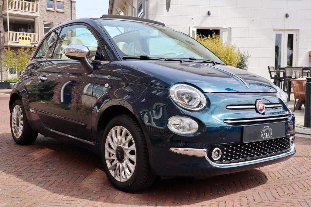 Fiat 500 C 1.2 Lounge | Cabrio | Navigatie | Parkeersensoren, Voorwielaandrijving, Parkeersensor, Gebruikt, 4 cilinders