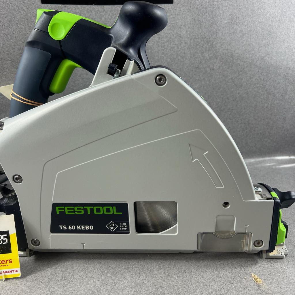 Festool TS60KEBQ Invalzaagmachine | 1500 watt | 406404, Gebruikt, Ophalen of Verzenden, 1200 watt of meer, Festool