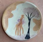 Mooi Afrikaans bord met giraffe, Ophalen of Verzenden