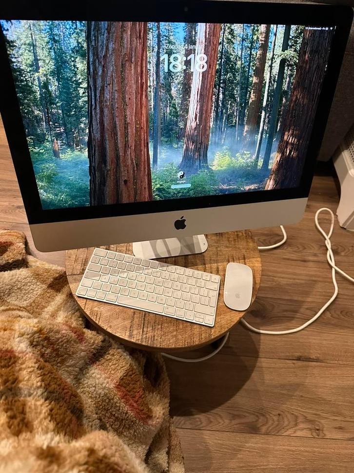 prachtige Apple iMac 21inch Retina 4Kuit 2019 zgan, Computers en Software, Apple Desktops, Zo goed als nieuw, iMac, 3 tot 4 Ghz