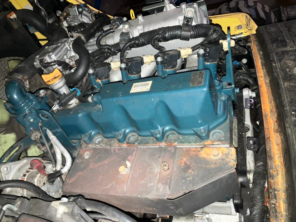 Kubota WG2503 LPG motor, Ophalen