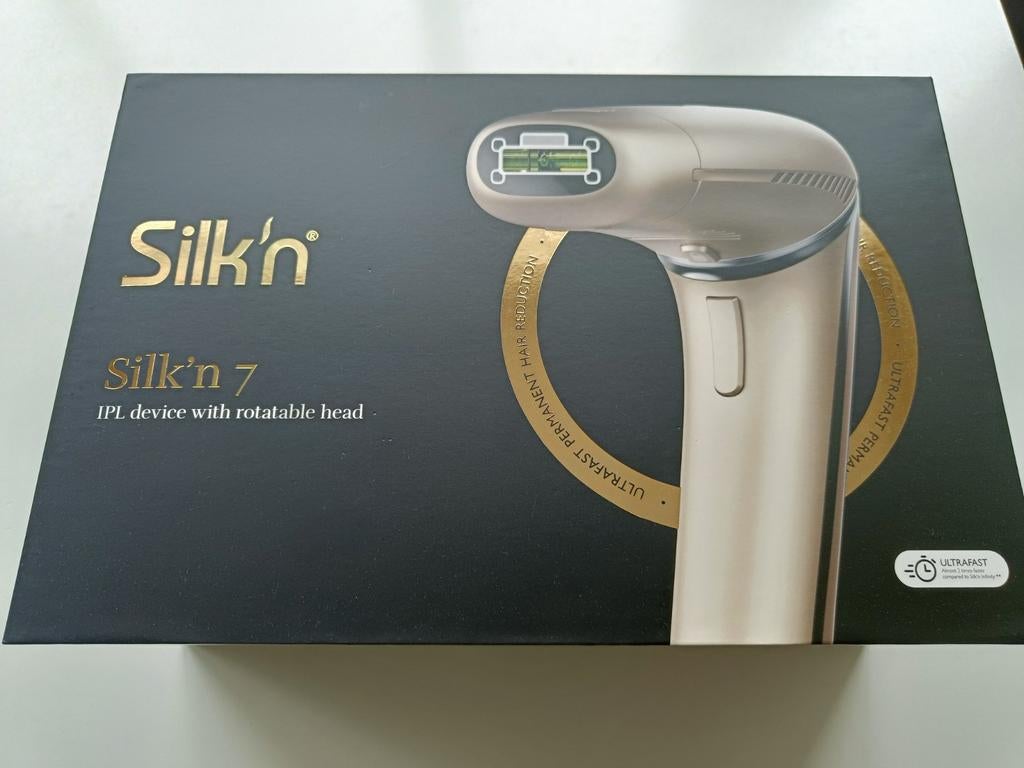 Silk'n 7 Gold met draaibare kop zgan ontharingsapparaat, Ophalen of Verzenden, Zo goed als nieuw, Scheren en Epileren