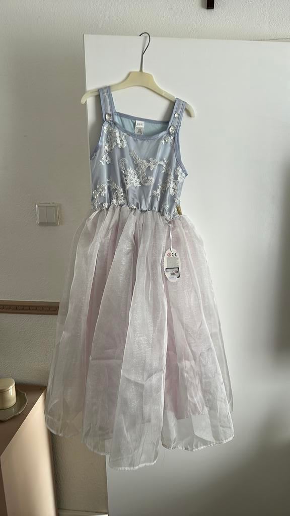 Prinsessen jurk van de Efteling maat 140, Ophalen, Zo goed als nieuw, 134 t/m 140, Meisje