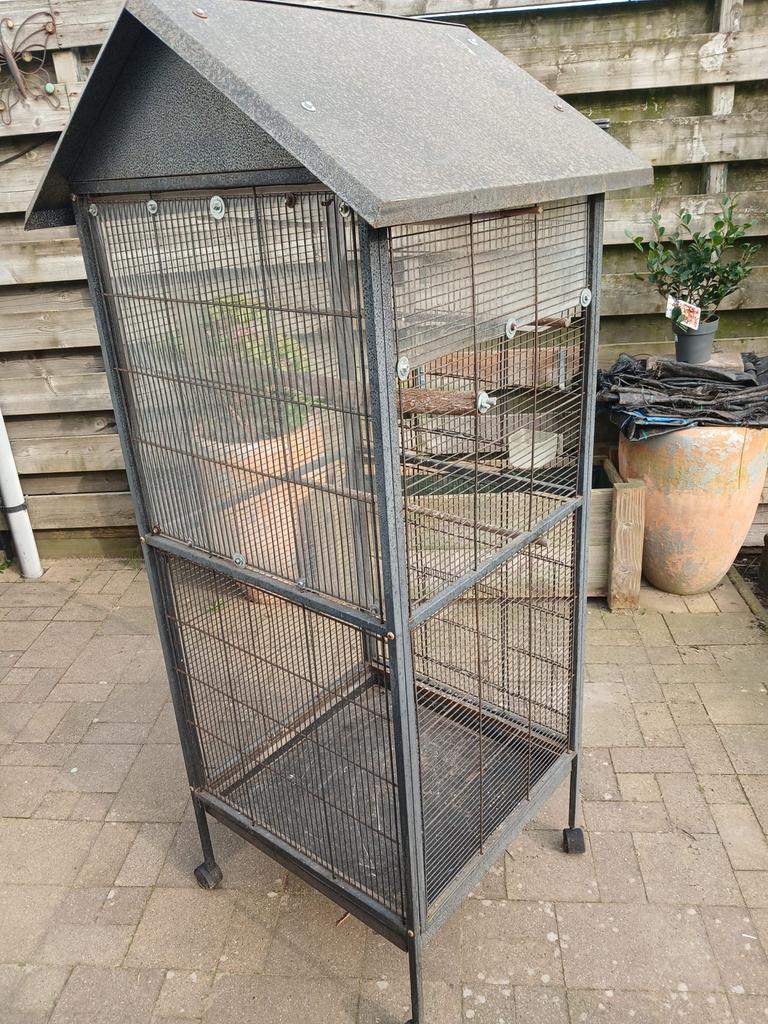 Vogelkooi, Ophalen, Metaal, Vogelkooi