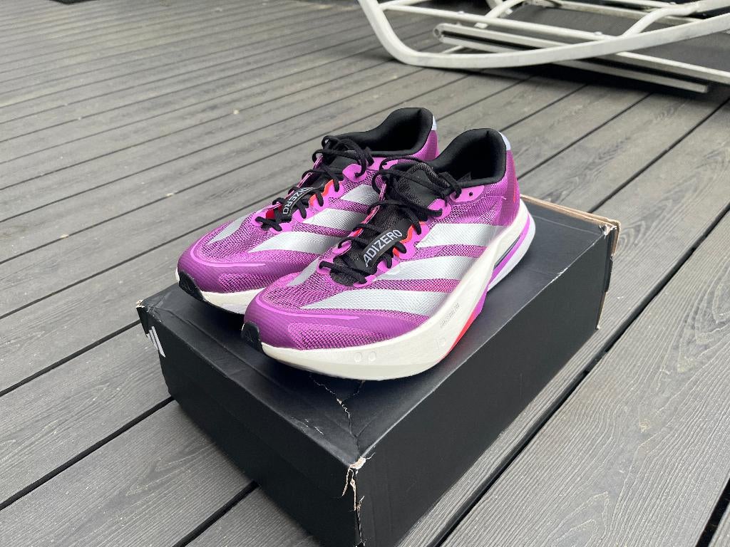 Adidas Adizero Boston 13 - maat 46, Sport en Fitness, Loopsport en Atletiek, Hardloopschoenen, Ophalen of Verzenden, Zo goed als nieuw