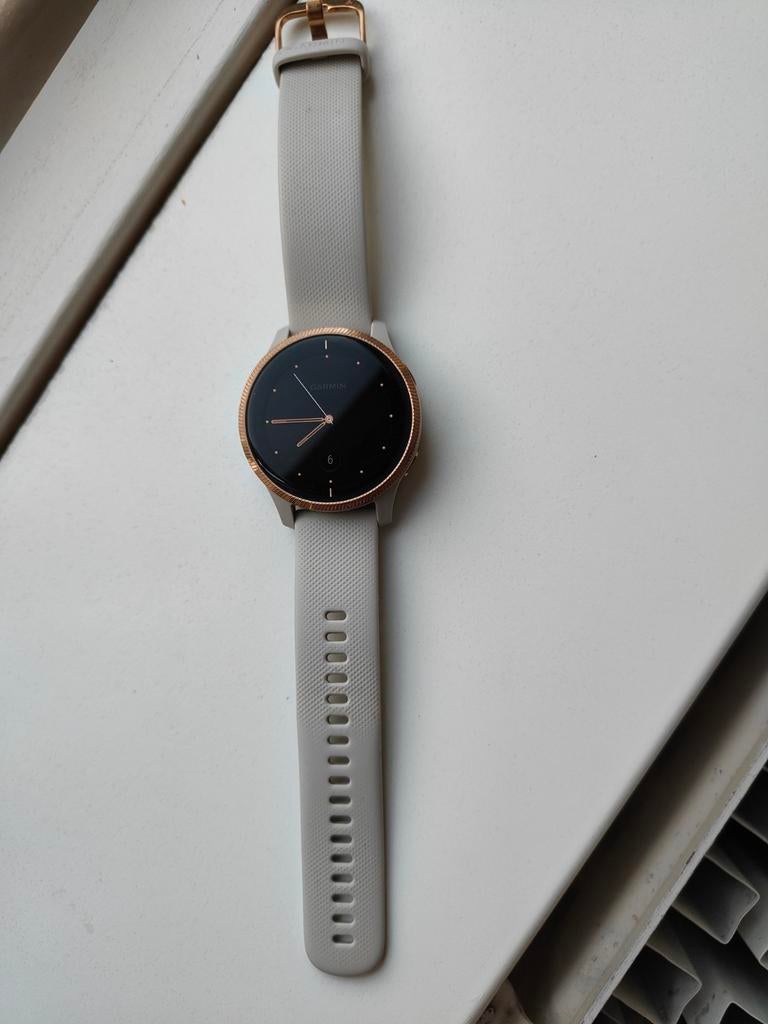 Garmin venu rose goud, Sieraden, Tassen en Uiterlijk, Smartwatches, Verzenden, Zo goed als nieuw, Roze, Android