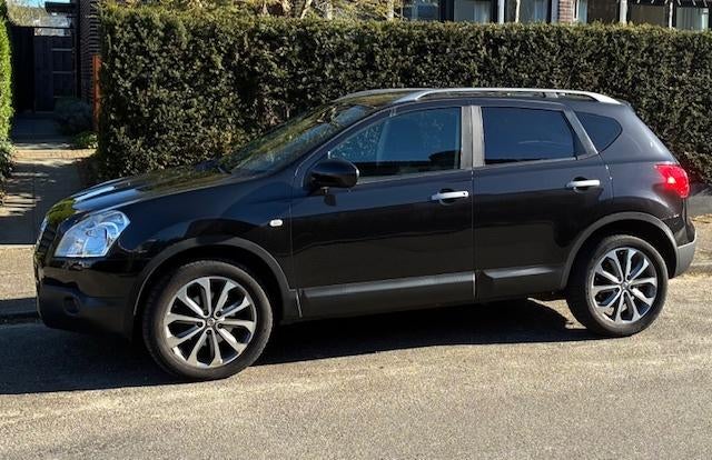 Nissan Qashqai 2.0 2WD 2009 Zwart, Auto's, Nissan, Voorwielaandrijving, Stof, 4 cilinders, Zwart