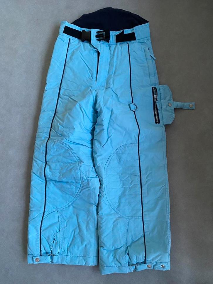 Lichtblauwe meisjes skibroek - Maat 164, Kinderen en Baby's, Kinderkleding | Maat 164, Gebruikt, Meisje, Broek, Verzenden