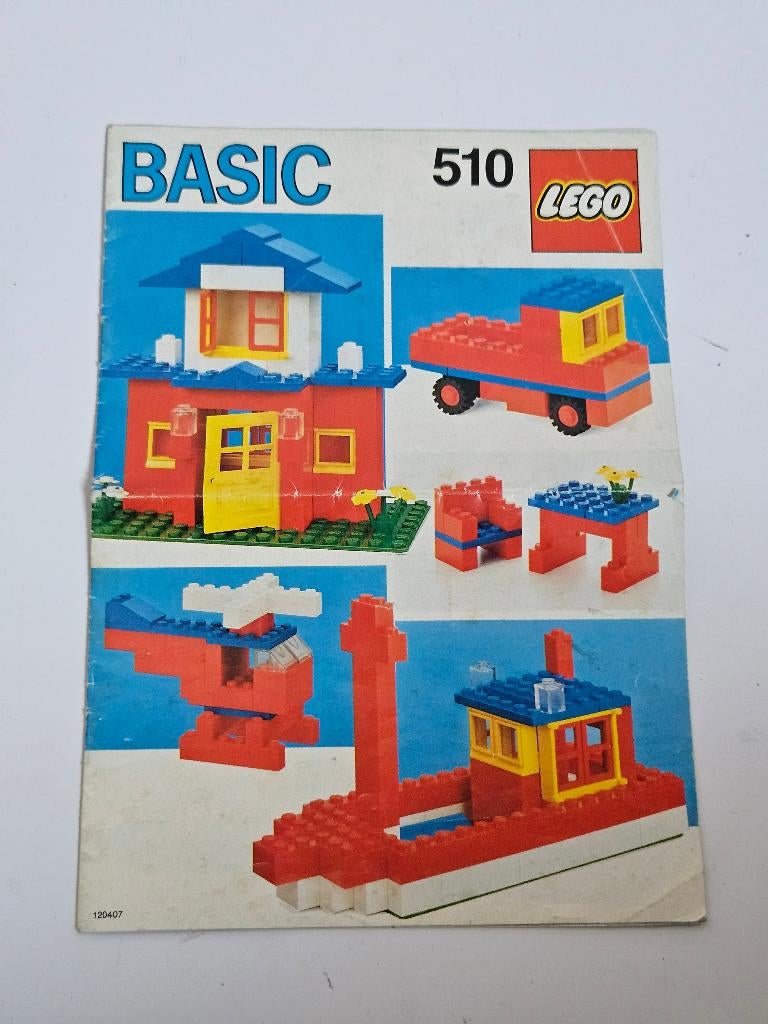 Lego Basic boek 510 en 725, Gebruikt, Lego, Overige typen, Ophalen of Verzenden