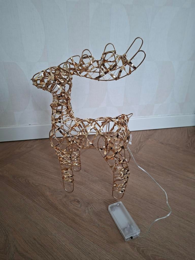 Rendier met lichtjes, Ophalen of Verzenden, Zo goed als nieuw