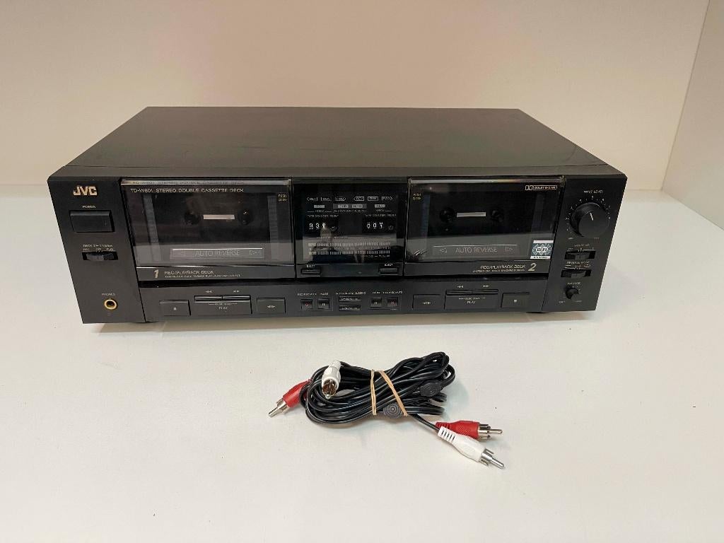 JVC TD-W810 Dual Stereo Dual Cassette Deck Player, Audio, Tv en Foto, Cassettedecks, Dubbel, N, N, JVC